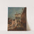 An architectural capriccio with a campiello by Francesco Guardi