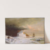 An Arctic Summer- Boring Through the Pack in Melville Bay by William Bradford