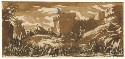An Army Leaving a Castle (1632) — size preview