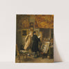 An Artist showing his Work (19th century) by Ernest Meissonier