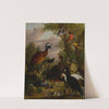 An assembly of birds in a parkland landscape by Jakob Bogdány