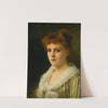 An auburn haired beauty by Gustave Jean Jacquet