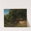 An der Alb I (mit rastenden Reitern) by Johann Wilhelm Schirmer