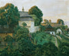 An der Klostermauer in Opocno (früher auch Opocen; deutsch Opotschno), Tschechien