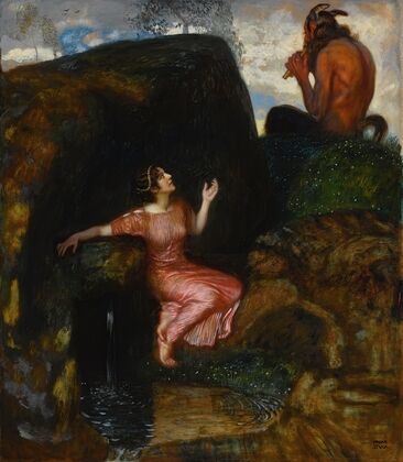 An Der Quelle (Lauschende Nymphe)