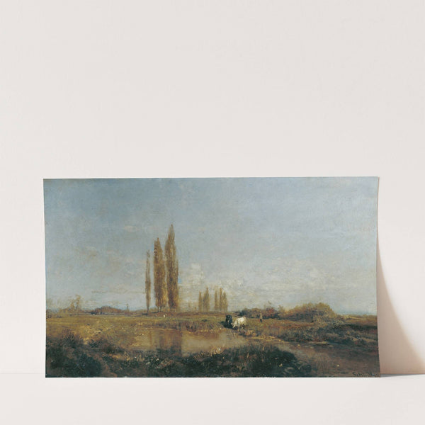 An der Thaya bei Lundenburg (1883-1884) by Emil Jakob Schindler