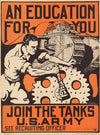 An education for you. Join the tanks U.S. Army