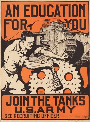 An education for you. Join the tanks U.S. Army