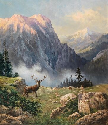 An Eight-Pointer in the Mountains