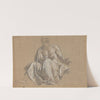 An Elderly Man in Classical Drapery by Roman 18th Century