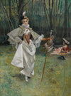 An elegant beauty in the park
