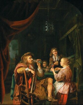 An Elegant Company In An Interior