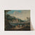 An elegant couple beside a lake by Pieter Bout