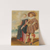 An Elegant Couple Standing By A River by Dirck Hals