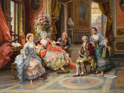 An elegant gathering