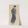 An Elegant Lady in a Fur-Trimmed Coat (1902) by Howard Chandler Christy