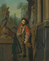 An Elegant Turkish Gentleman At a Balustrade