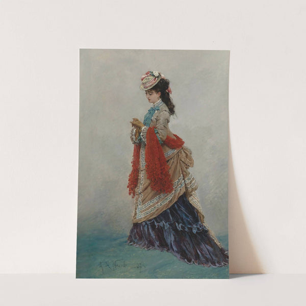 An Elegant Woman by Alphonse Marie De Neuville