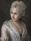 An Elegant Young Lady with a Lace Cap