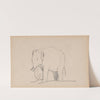 An Elephant, facing left by Daniel Maclise