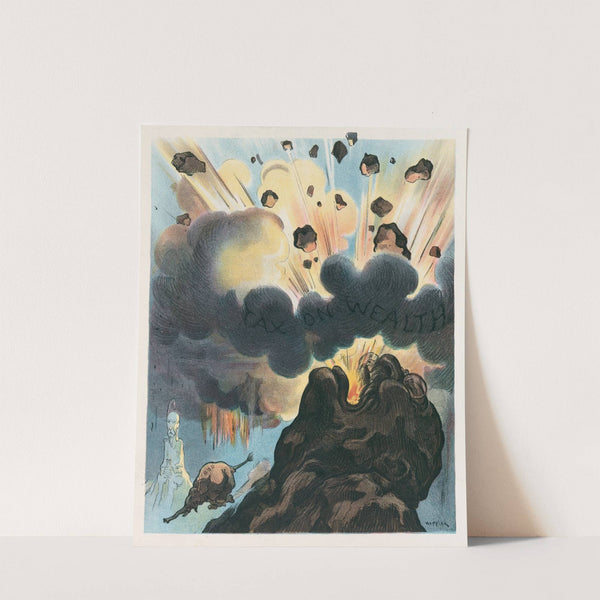 An eruption of Mount Teddy (1906) by Udo Keppler