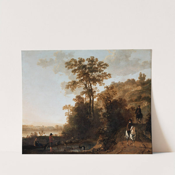 An Evening Ride near a River by Aelbert Cuyp