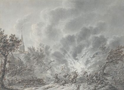 An Explosion near a Village