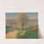 An extensive landscape with a figure walking on a road by Gustave Cariot