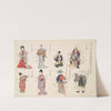 An illustration of the historical evolution of clothing 2 (1908) by Shigeo Inobe (Editor)