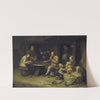 An Inn with Backgammon Players (1669) by Egbert Van Heemskerck