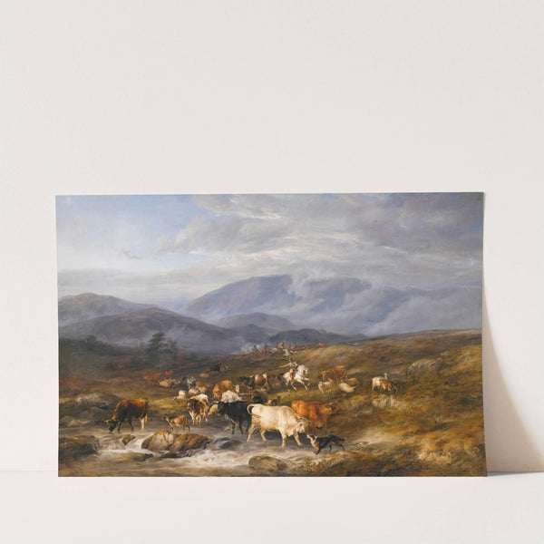 An Intercepted Raid (1842) by Thomas Sidney Cooper