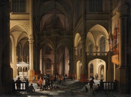An Interior of a Church
