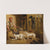 An Interior Scene With A Servant And Parson Jack Russell Hunt Terriers by Lambert Marshall