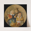 An Interior With A Man Holding A Flute, And Two Children Playing With Their Toys by Jan Miense Molenaer