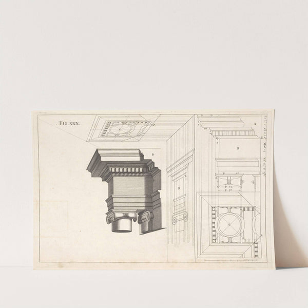 An Ionick work in perspective; with the manner of reconciling the fictitious to the solid architecture. by Andrea Pozzo