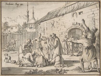 An Islamic Prophet Appearing in the Courtyard of a Prison in Alexandria