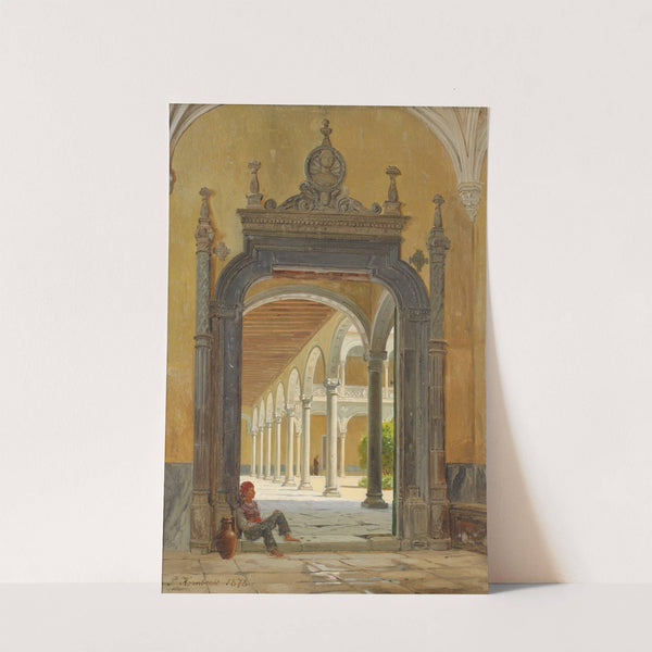 An Italian cloister by John Peter Kornbeck