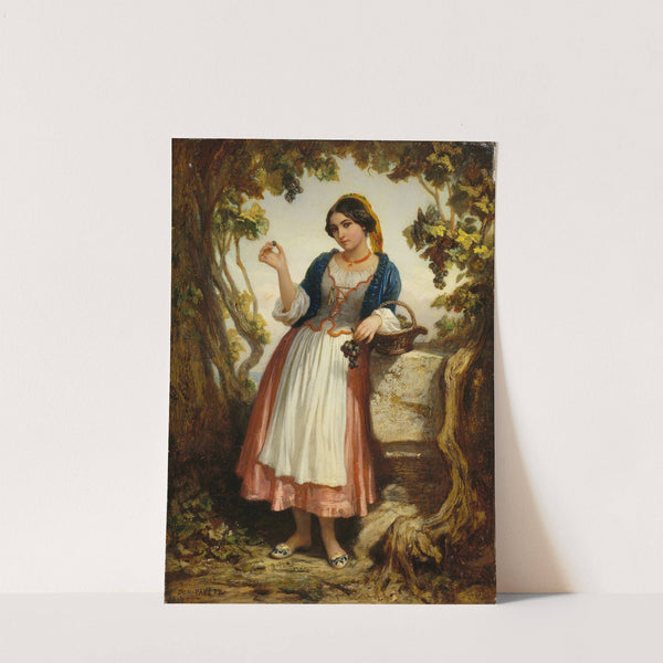 An Italian Peasant Girl (c. 1848) by Dominique Louis Papety