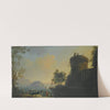 An Italianate Landscape, With The Tomb Of The Plautii by Thomas Patch