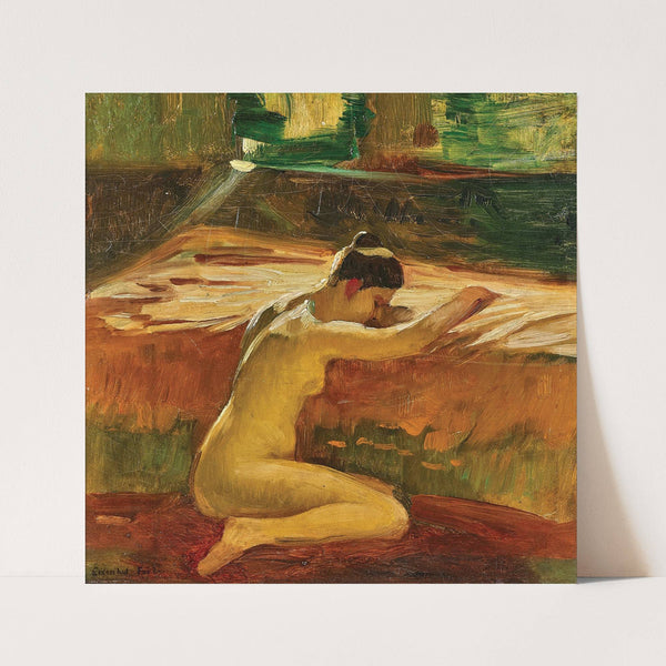 An odalisque by Ferencz Eisenhut