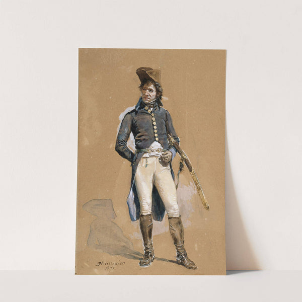 An Officer of the First Republic (1871) by Ernest Meissonier