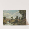 An Old Bridge at Hendon, Middlesex by Frederick Waters Watts