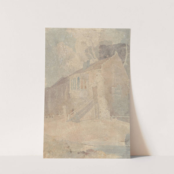 An Old Building with an Oriel Window Converted for Use as a Barn (1805 to 1806) by John Sell Cotman