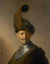 An Old Man in Military Costume