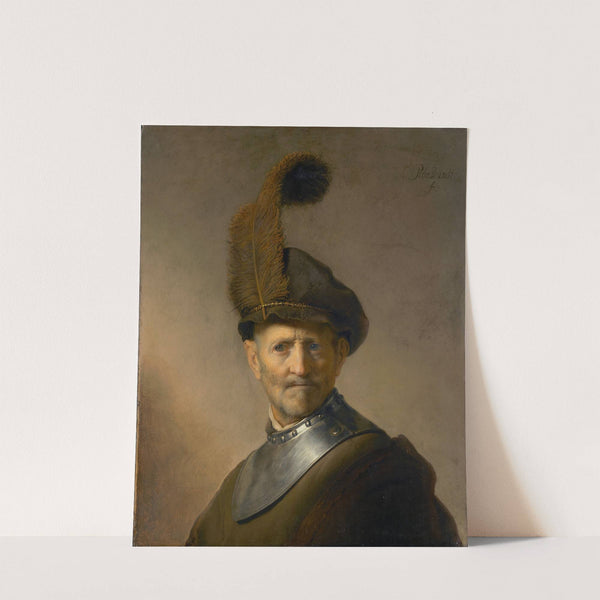 An Old Man in Military Costume by Rembrandt van Rijn
