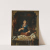 An Old Woman At A Window Selling Fish by Gerrit Zegelaar