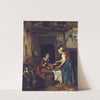 An Old Woman Selling Fish by Gabriel Metsu