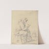 An Old Woman Smoking a Pipe by Thomas Worlidge