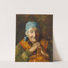 An old woman (study) by Girolamo Nerli