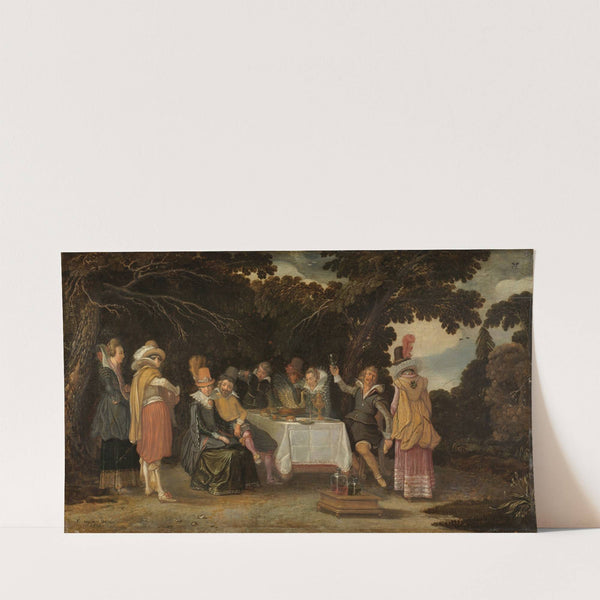 An open-air Party (1615) by Esaias van de Velde
